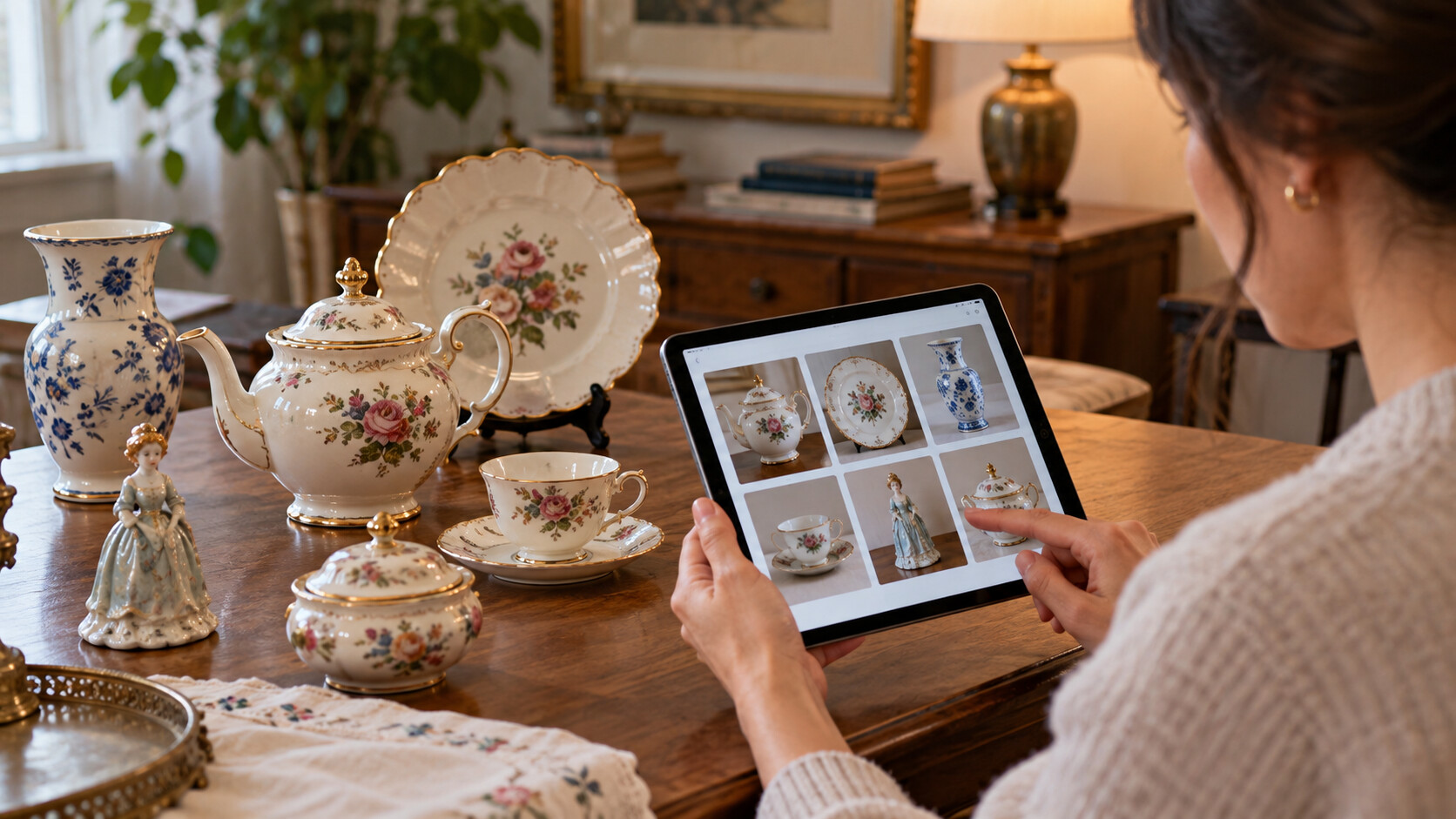 Apps ajudam a catalogar uma coleção de porcelanas sem planilha?
